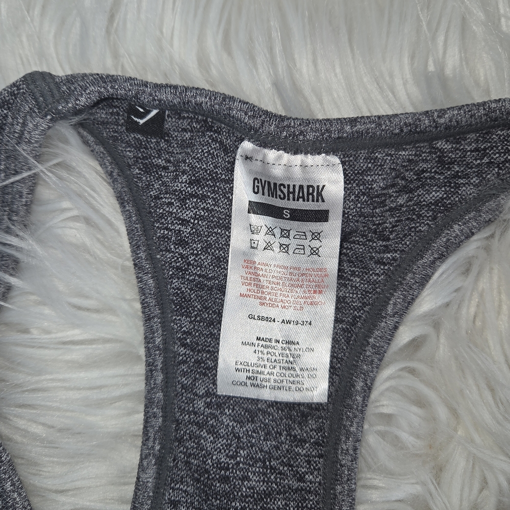 Gymshark Women's Gray Sports Bras - Supportive Activewear , Bundle Of 2 Size S - Picture 5 of 9